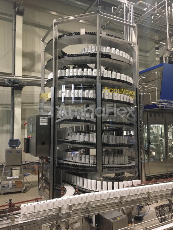 All-purpose spiral conveyor for medium to large products